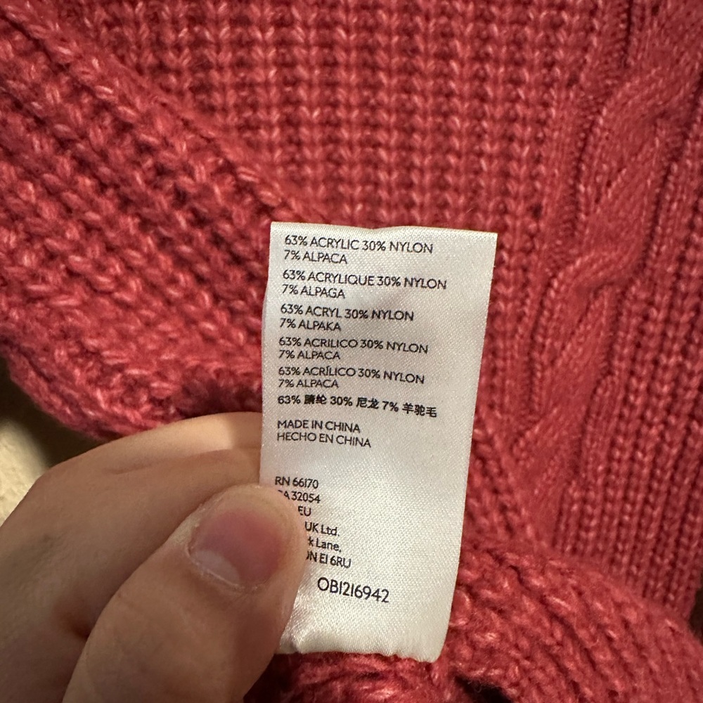 Anthropologie Ramona Cable Knit Sweater Size Small - Picture 4 of 8